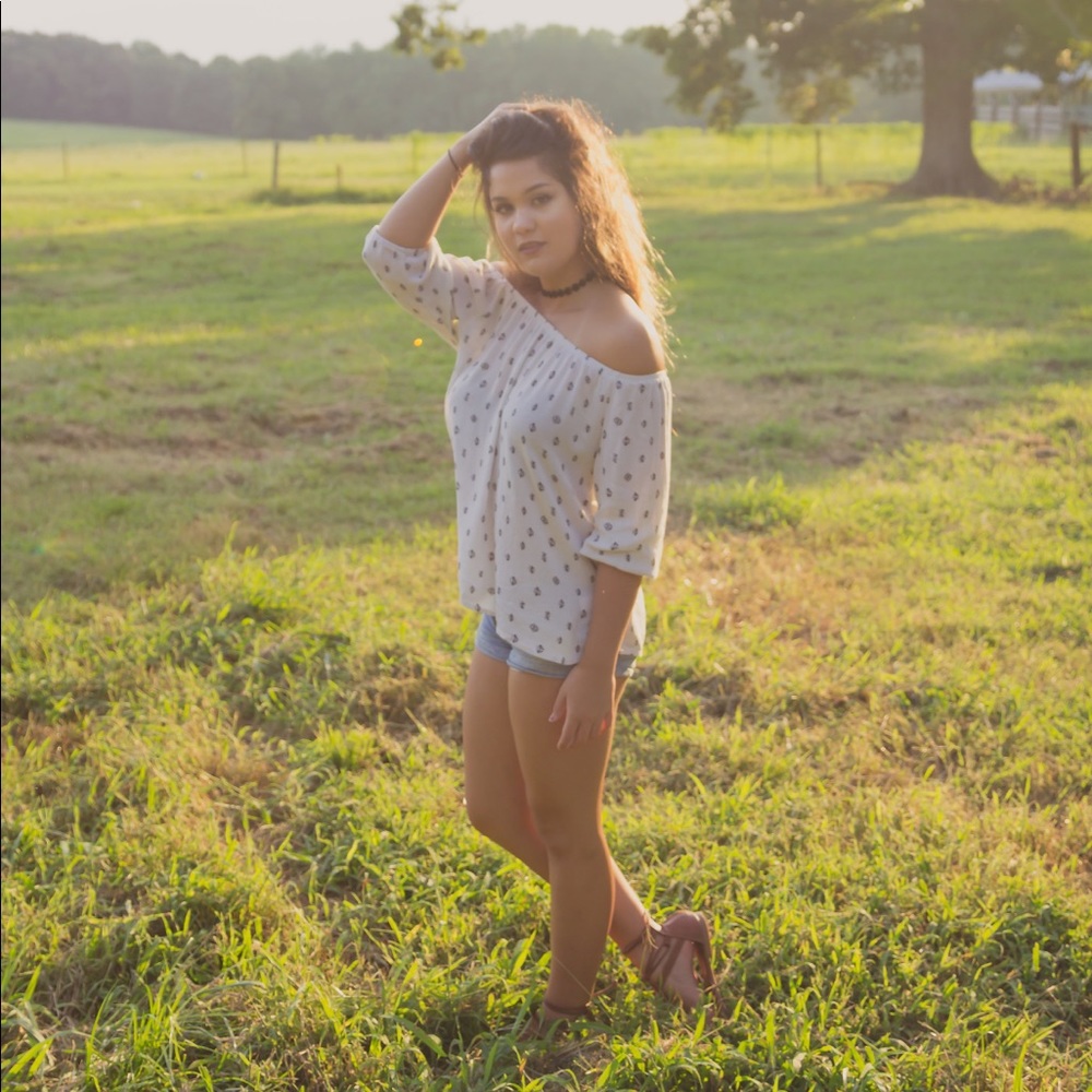 Off the shoulder top